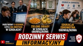 Wkrótce zielone obiady, państwowy e-dziennik i 100 procent danych